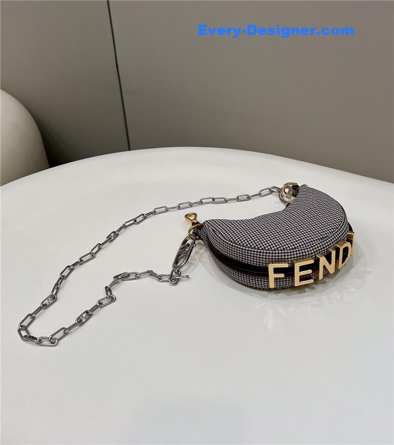 F**di crescent underarm bag