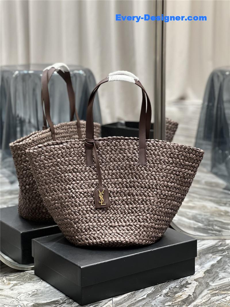 Y51 panier raffia tote bag