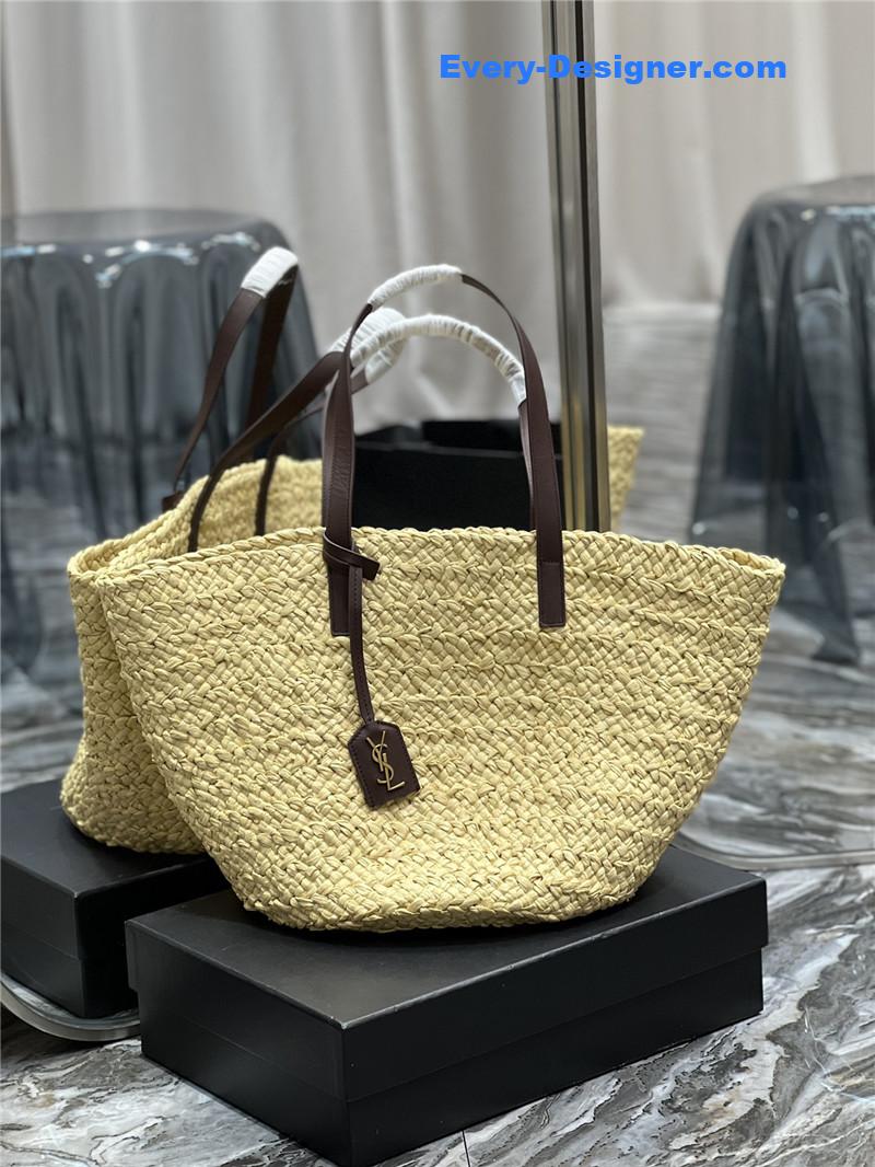 Y51 panier raffia tote bag