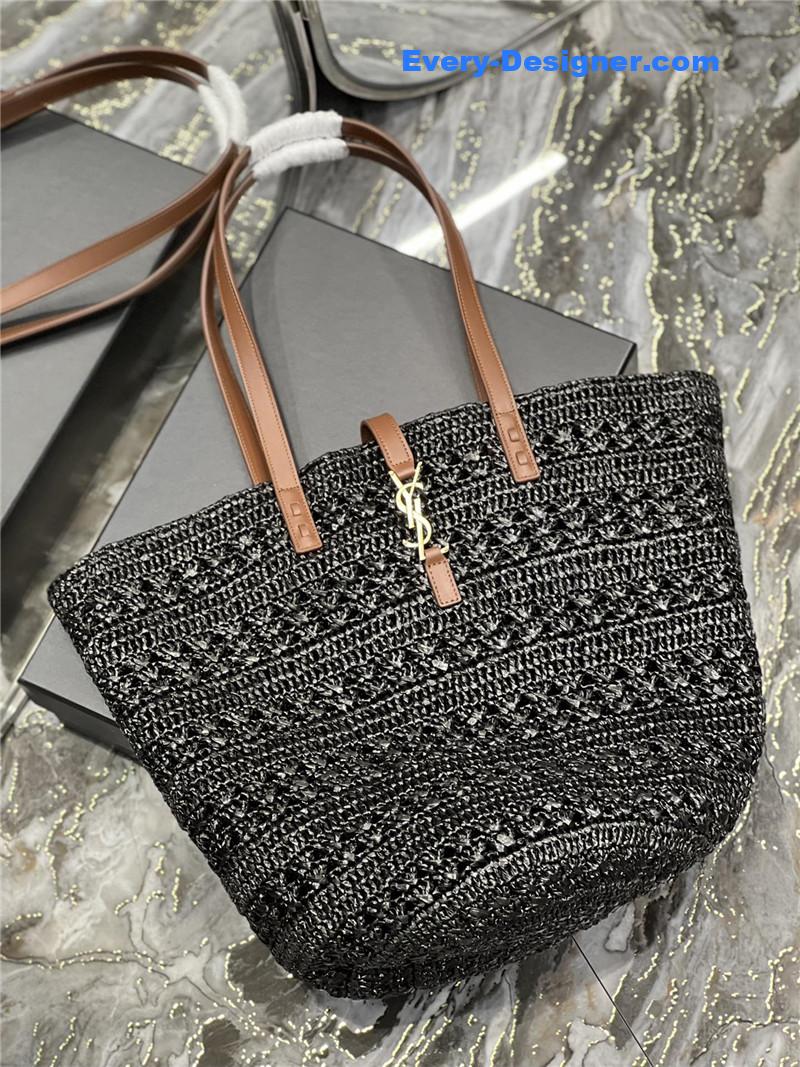 Y51 panier raffia tote bag