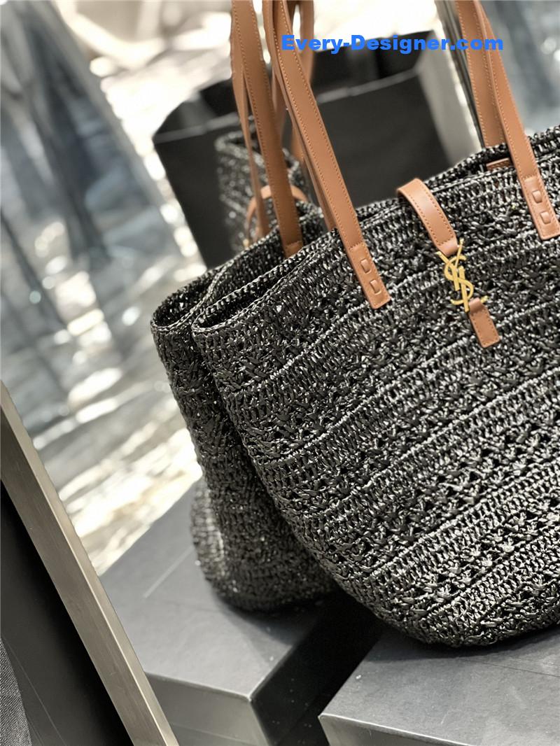 Y51 panier raffia tote bag