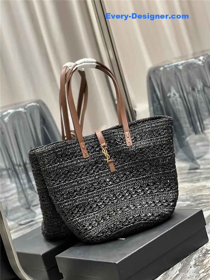 Y51 panier raffia tote bag