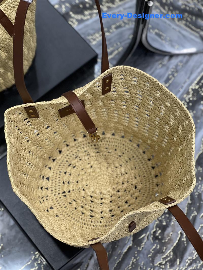 Y51 panier raffia tote bag