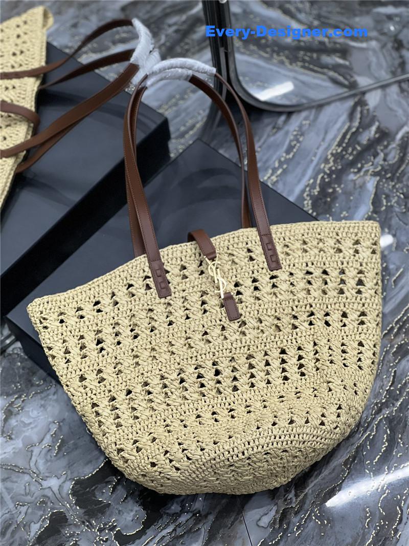 Y51 panier raffia tote bag