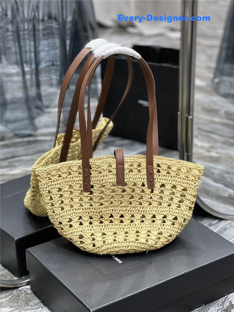 Y51 panier raffia tote bag