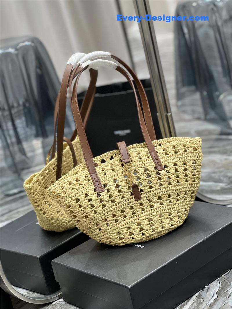 Y51 panier raffia tote bag