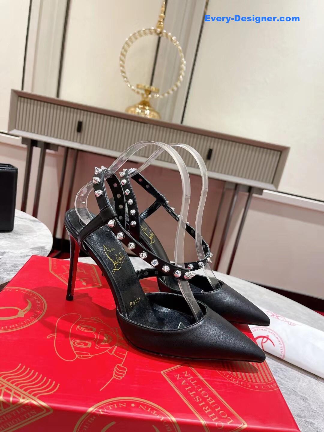 Chr1st1an louboutin lace stud sandals