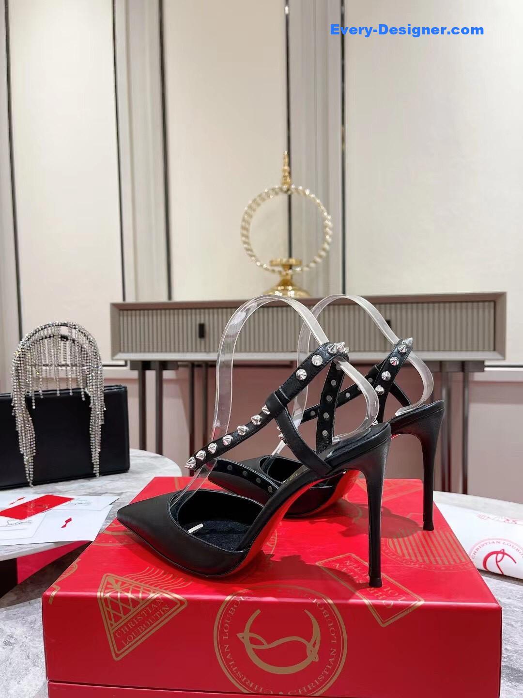 Chr1st1an louboutin lace stud sandals