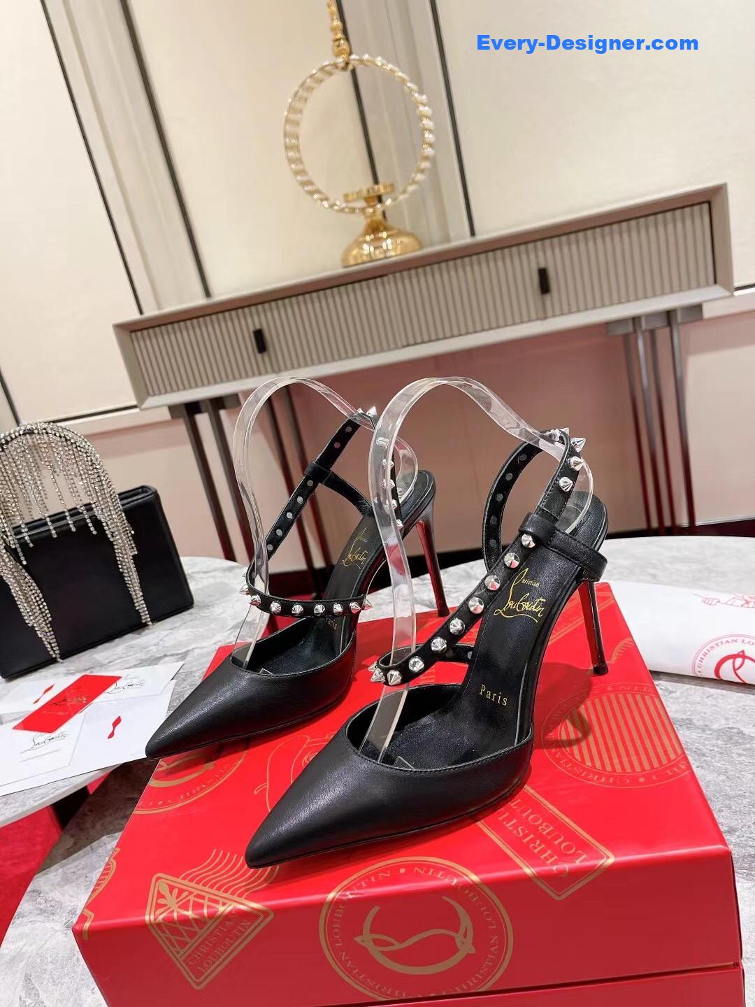 Chr1st1an louboutin lace stud sandals