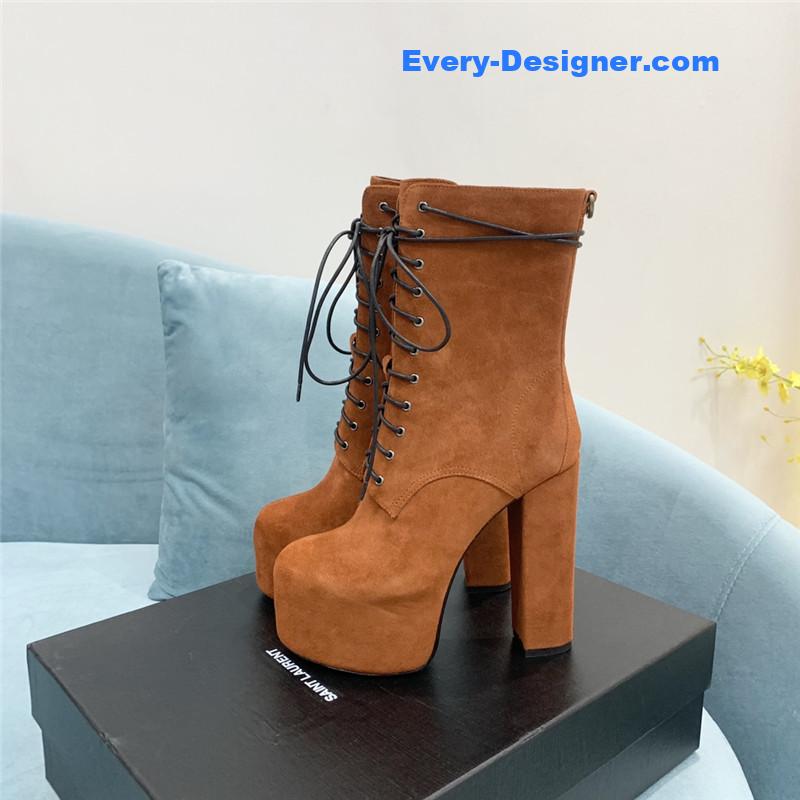 Y51 thick sole waterproof platform boots