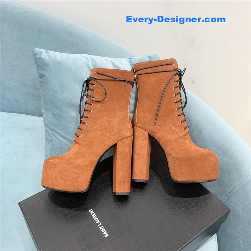 Y51 thick sole waterproof platform boots