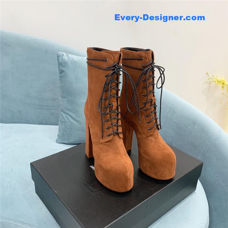 Y51 thick sole waterproof platform boots