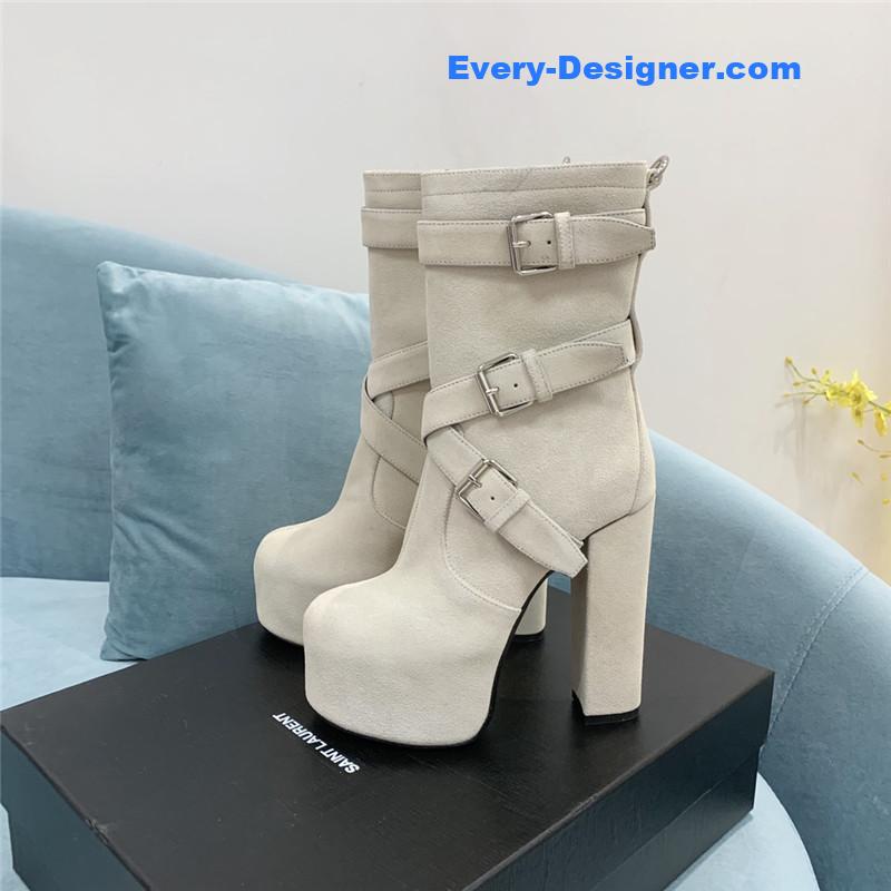 Y51 thick sole waterproof platform boots