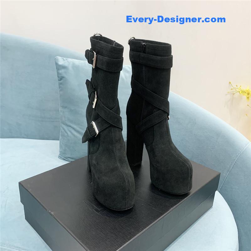 Y51 thick sole waterproof platform boots