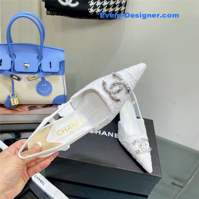 cc pearl double c pendant D1am0nd shoes