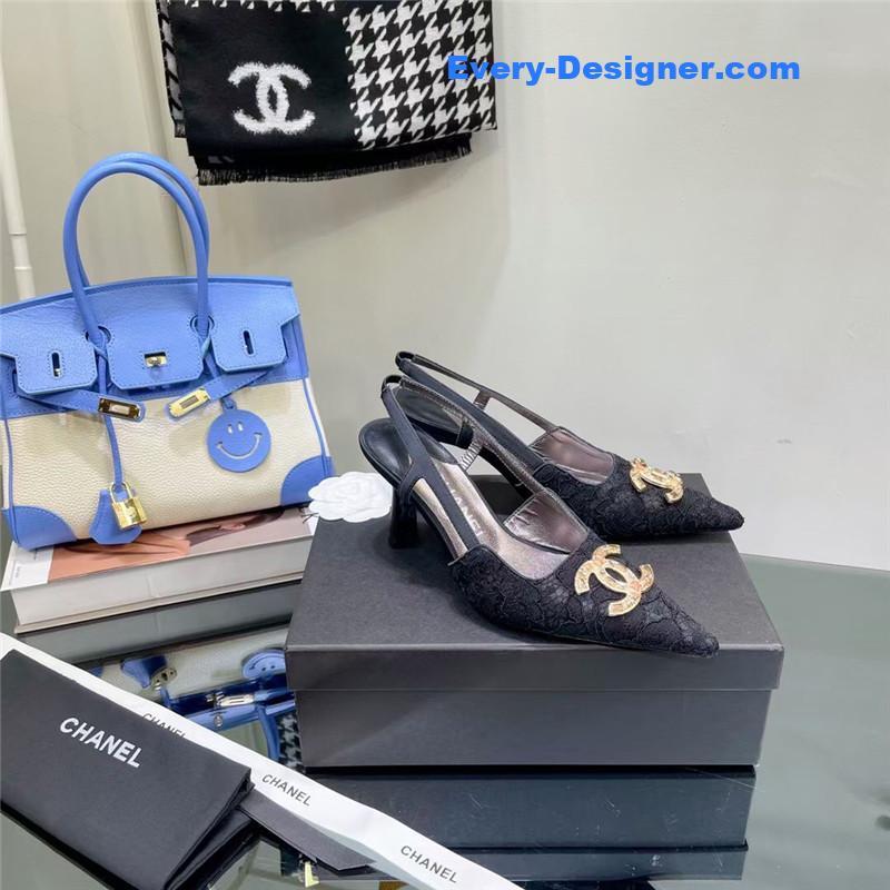 cc pearl double c pendant D1am0nd shoes