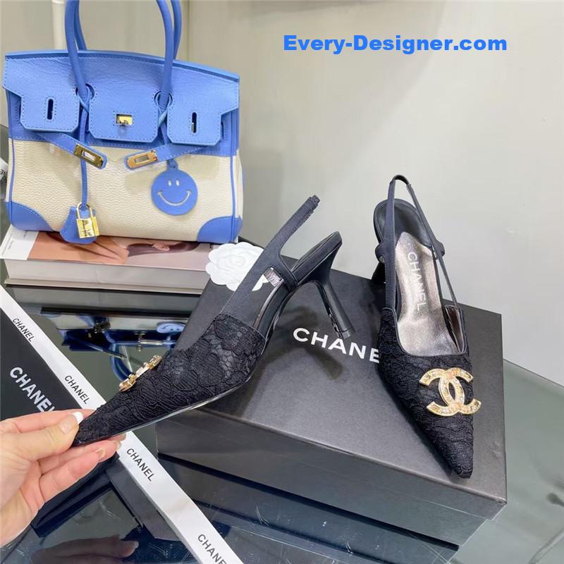 cc pearl double c pendant D1am0nd shoes