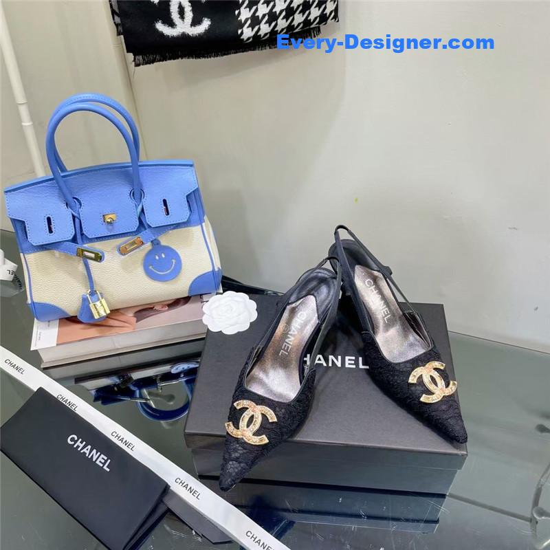cc pearl double c pendant D1am0nd shoes