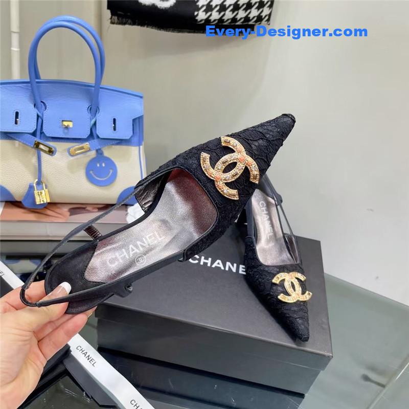 cc pearl double c pendant D1am0nd shoes