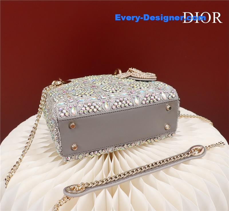 mini lady D10r beaded bag