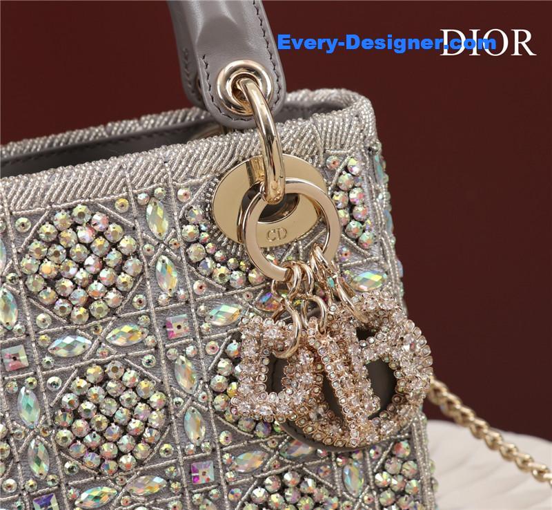 mini lady D10r beaded bag