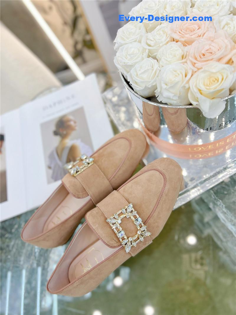 roger vivier D1am0nd buckle loafers