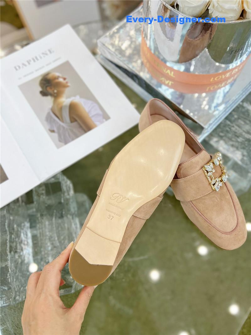 roger vivier D1am0nd buckle loafers