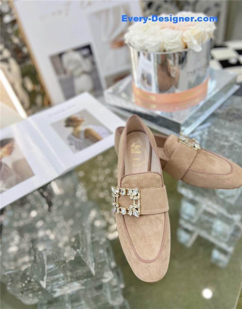 roger vivier D1am0nd buckle loafers