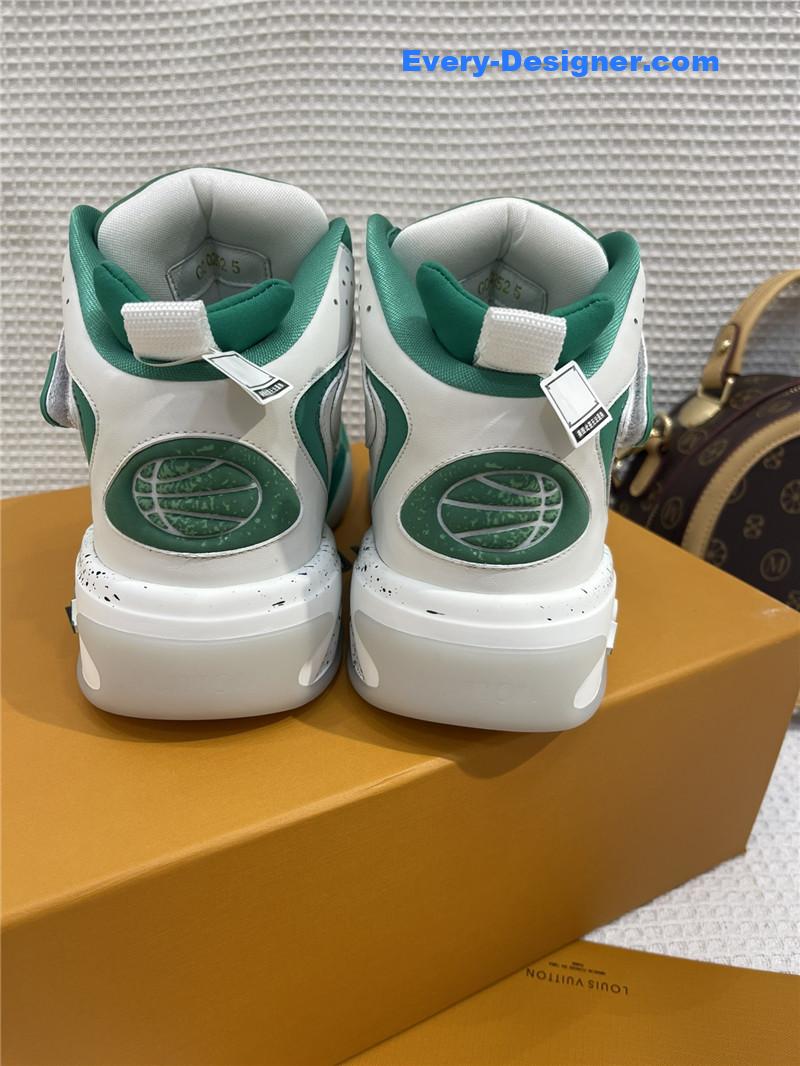 l0vis Vvtt0n lv white/green trainer 2 sneakers