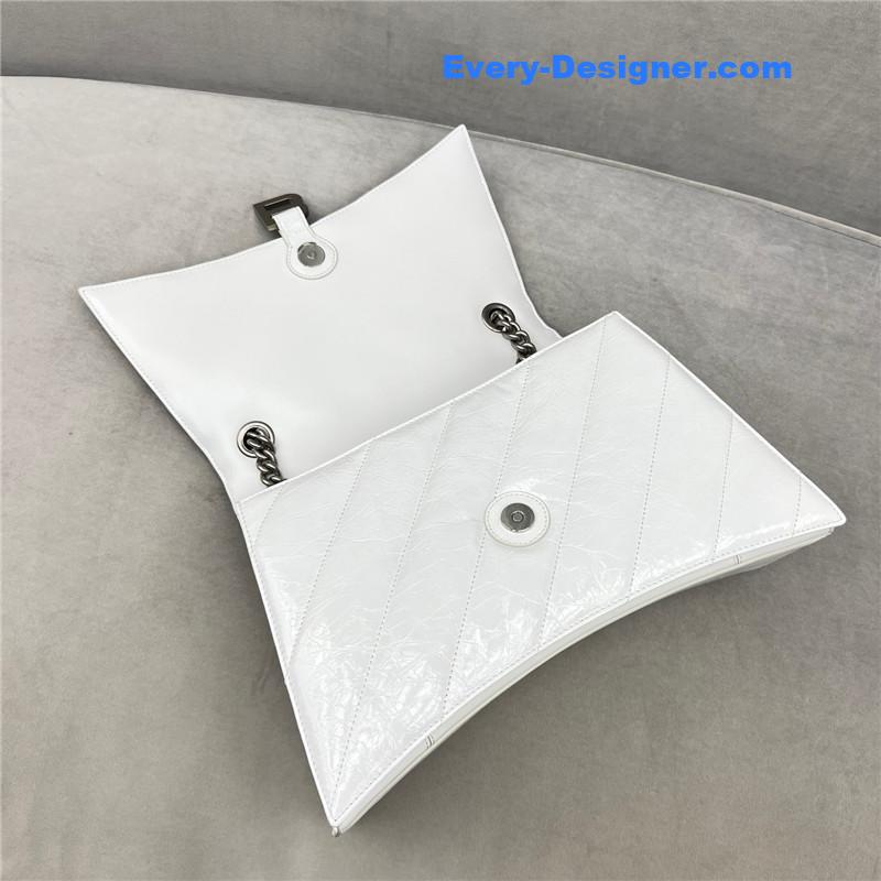 Ba1en*iaga crush bag white