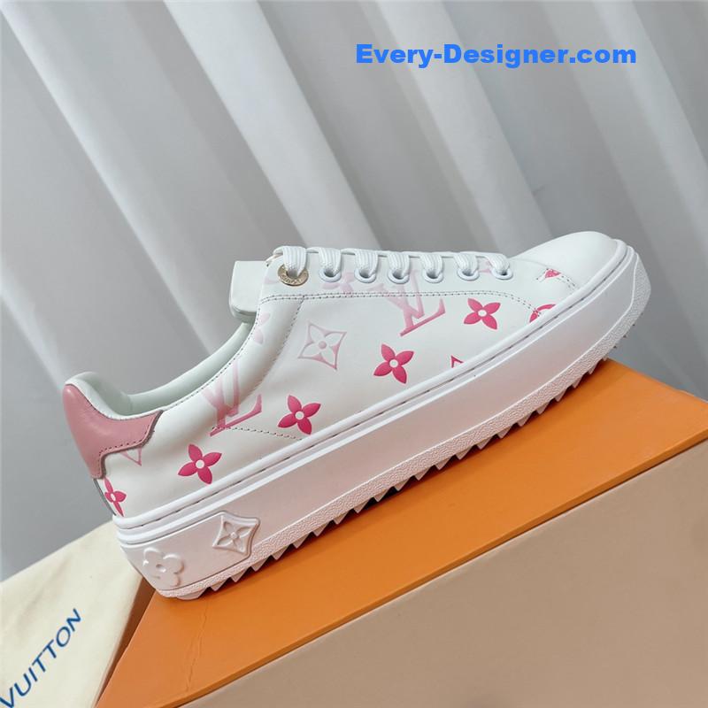 l0vis Vvtt0n lv classic printed white shoes