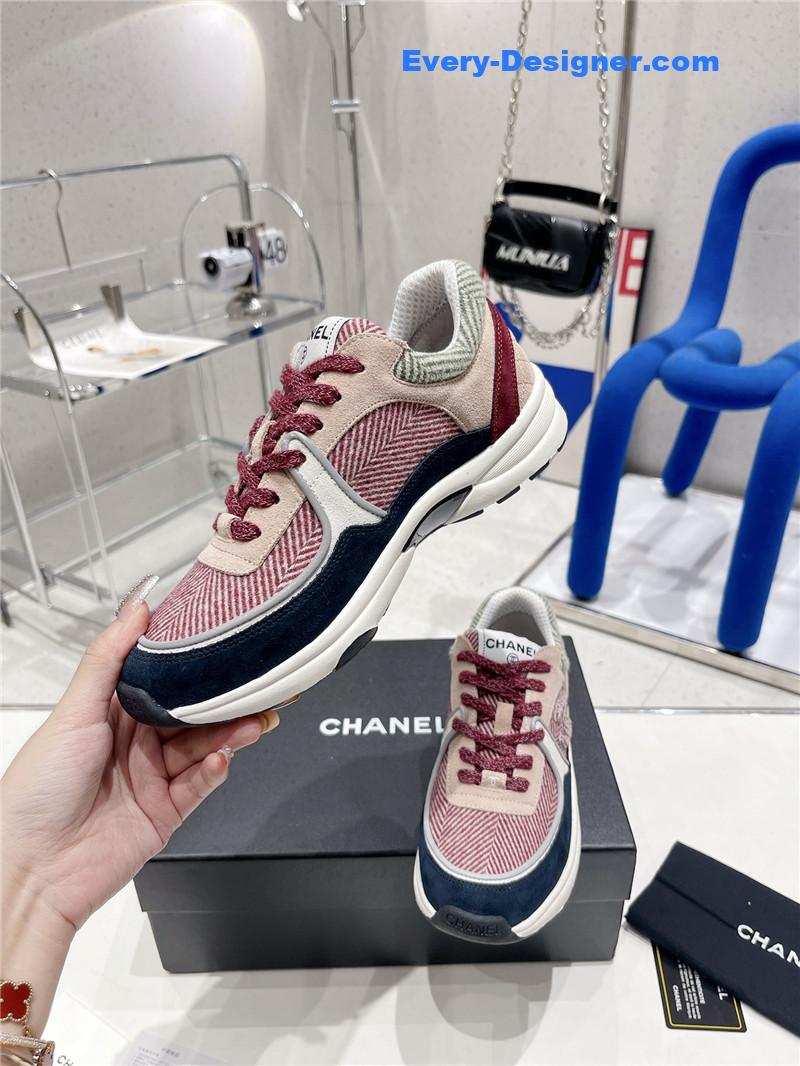 Ch**el logo casual sneakers womens