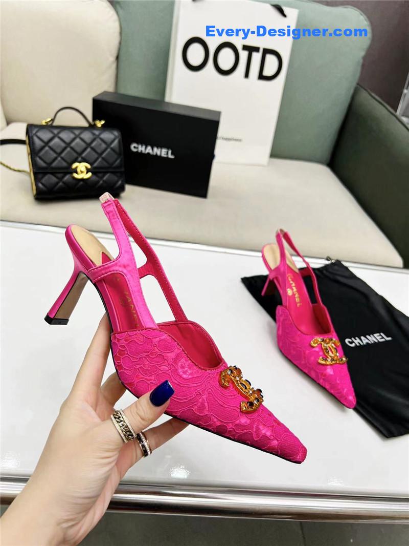 cc pearl double c pendant D1am0nd shoes