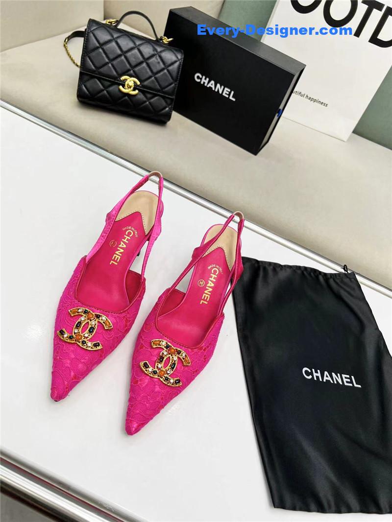 cc pearl double c pendant D1am0nd shoes