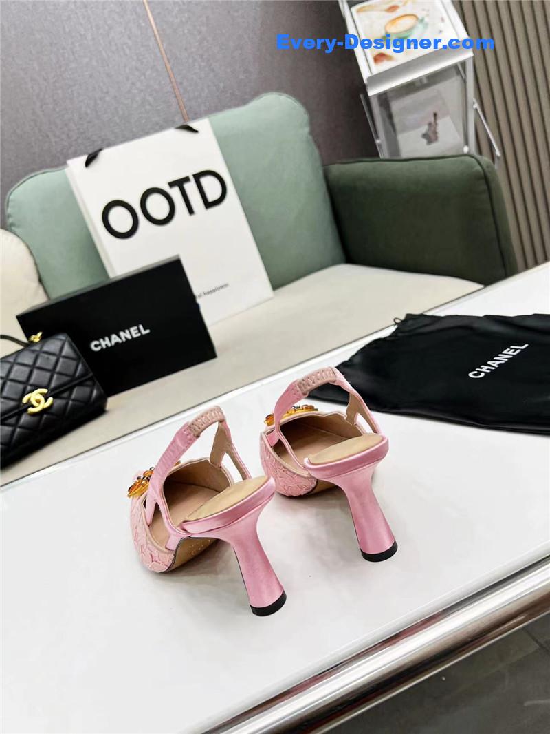 cc pearl double c pendant D1am0nd shoes