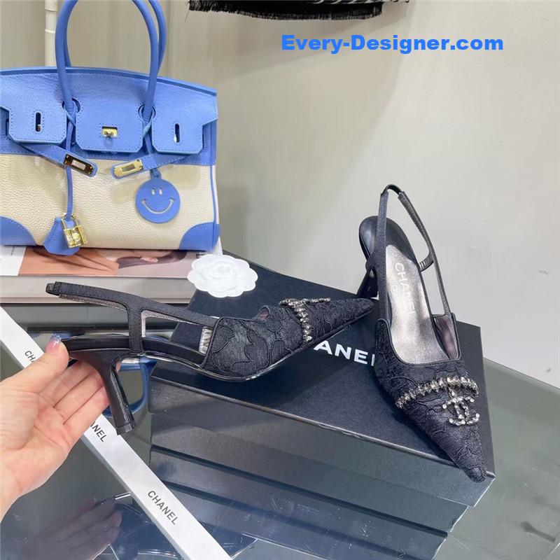 cc pearl double c pendant D1am0nd shoes