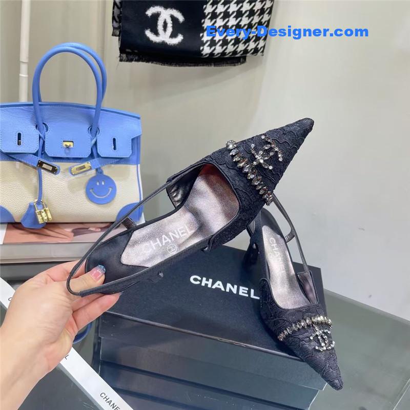 cc pearl double c pendant D1am0nd shoes