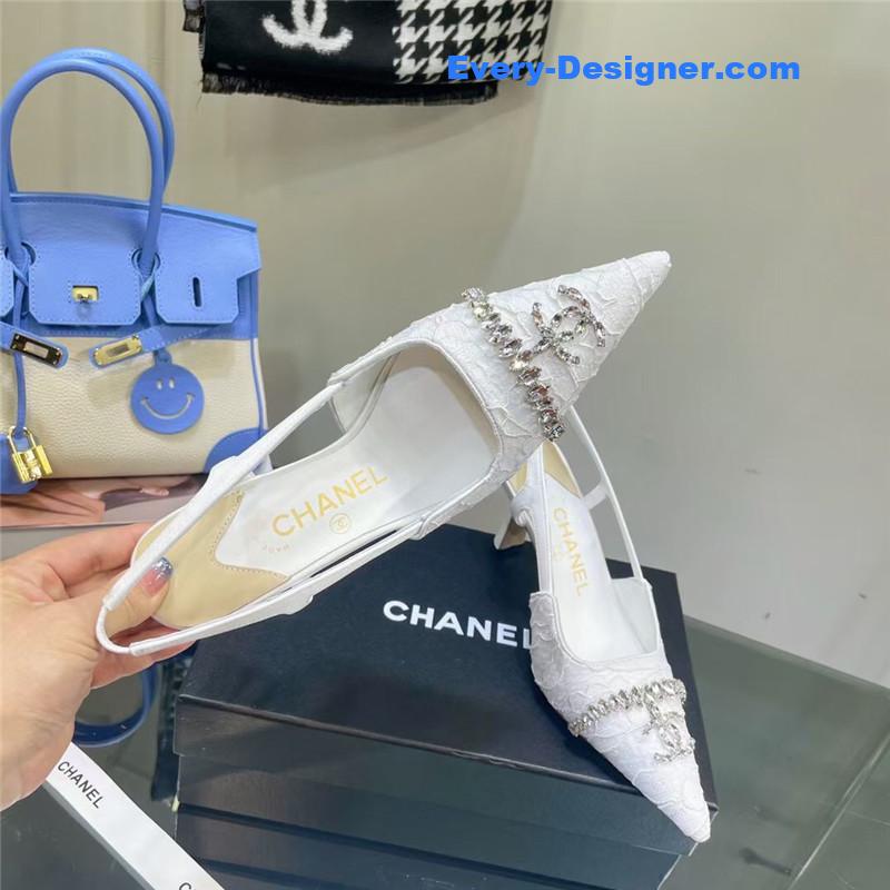 cc pearl double c pendant D1am0nd shoes