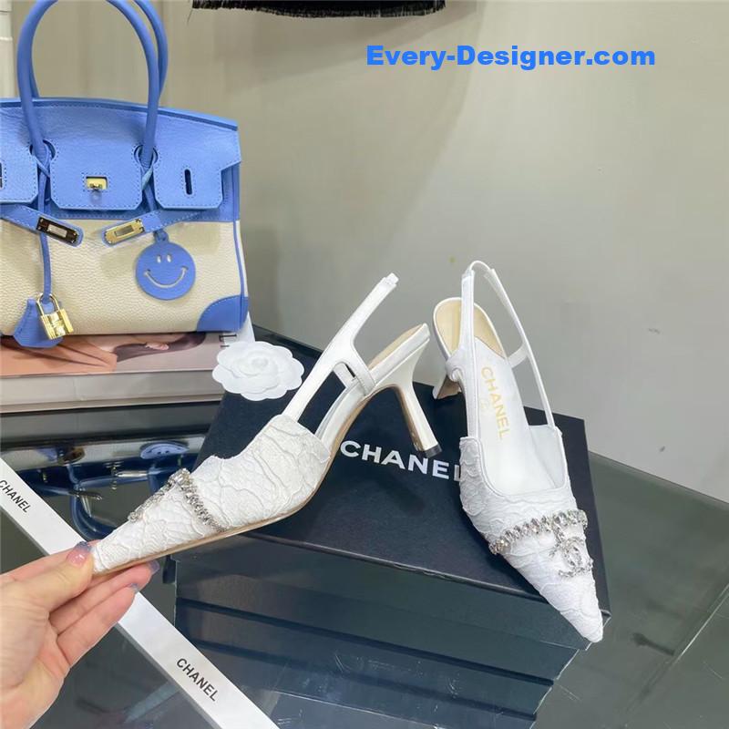 cc pearl double c pendant D1am0nd shoes