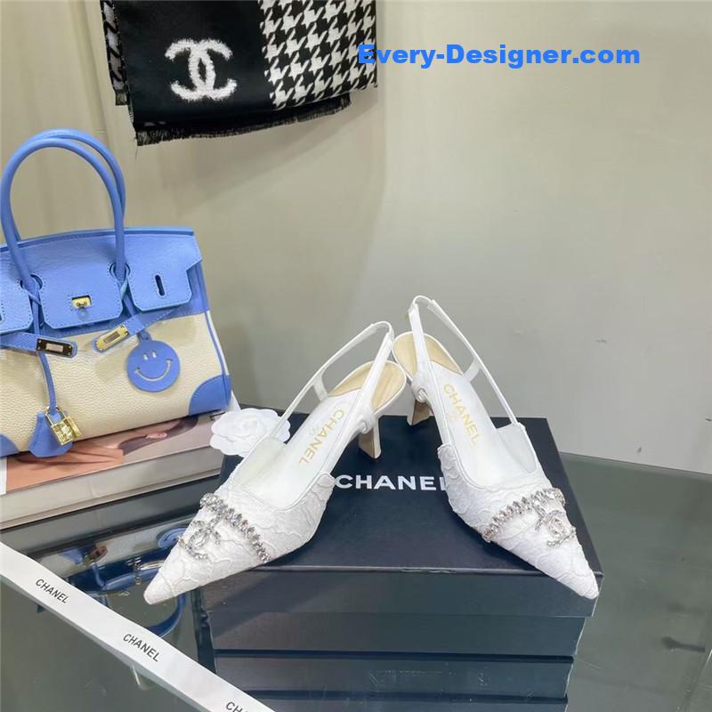 cc pearl double c pendant D1am0nd shoes