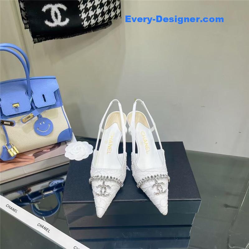 cc pearl double c pendant D1am0nd shoes