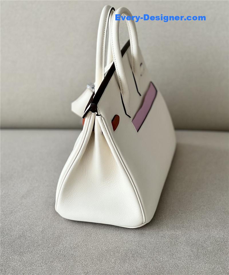 H**me5 birkin 25 swift leather bag