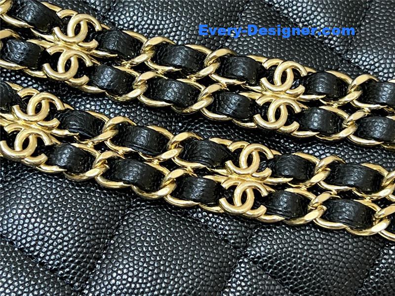 Ch**el leather cf shoulder bag