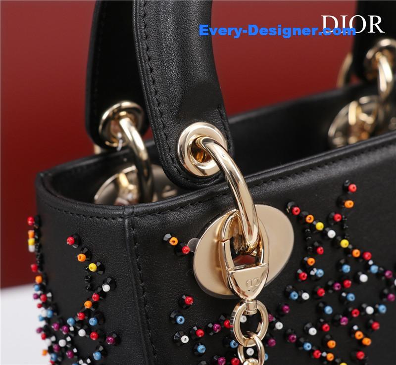 mini lady D10r beaded bag