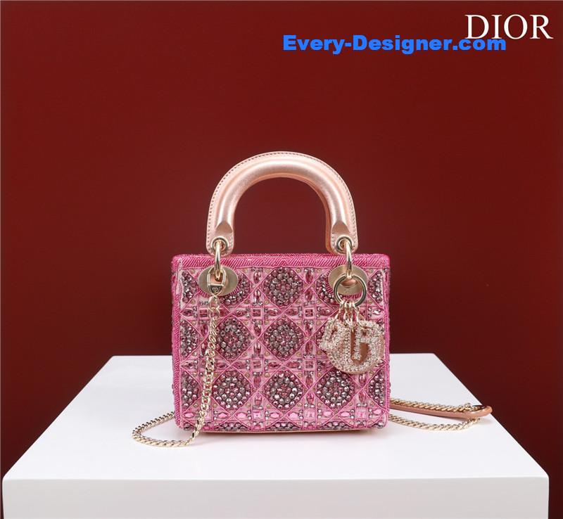 mini lady D10r beaded bag