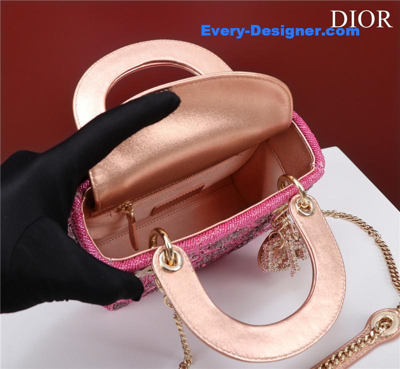 mini lady D10r beaded bag