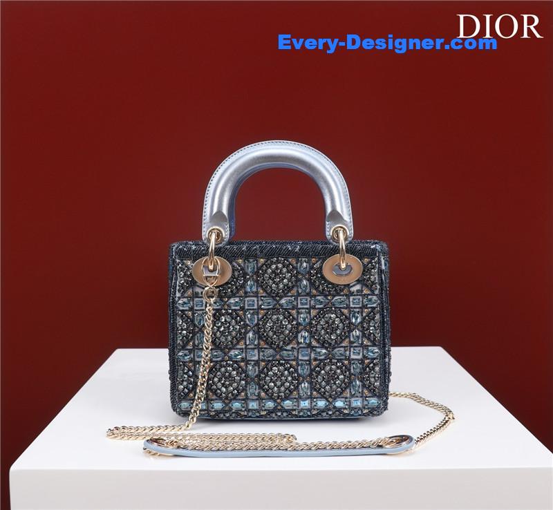 mini lady D10r beaded bag
