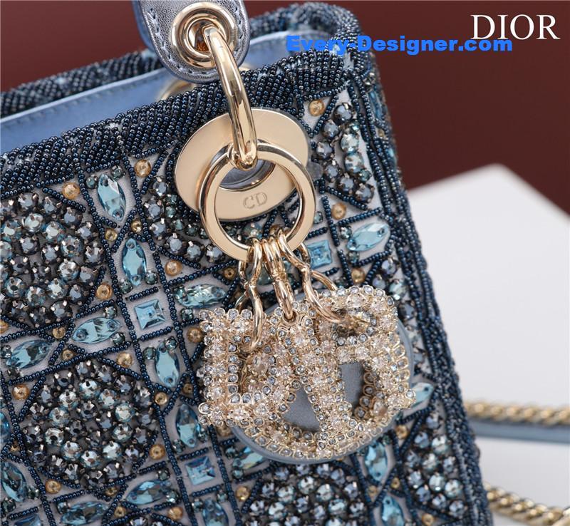 mini lady D10r beaded bag