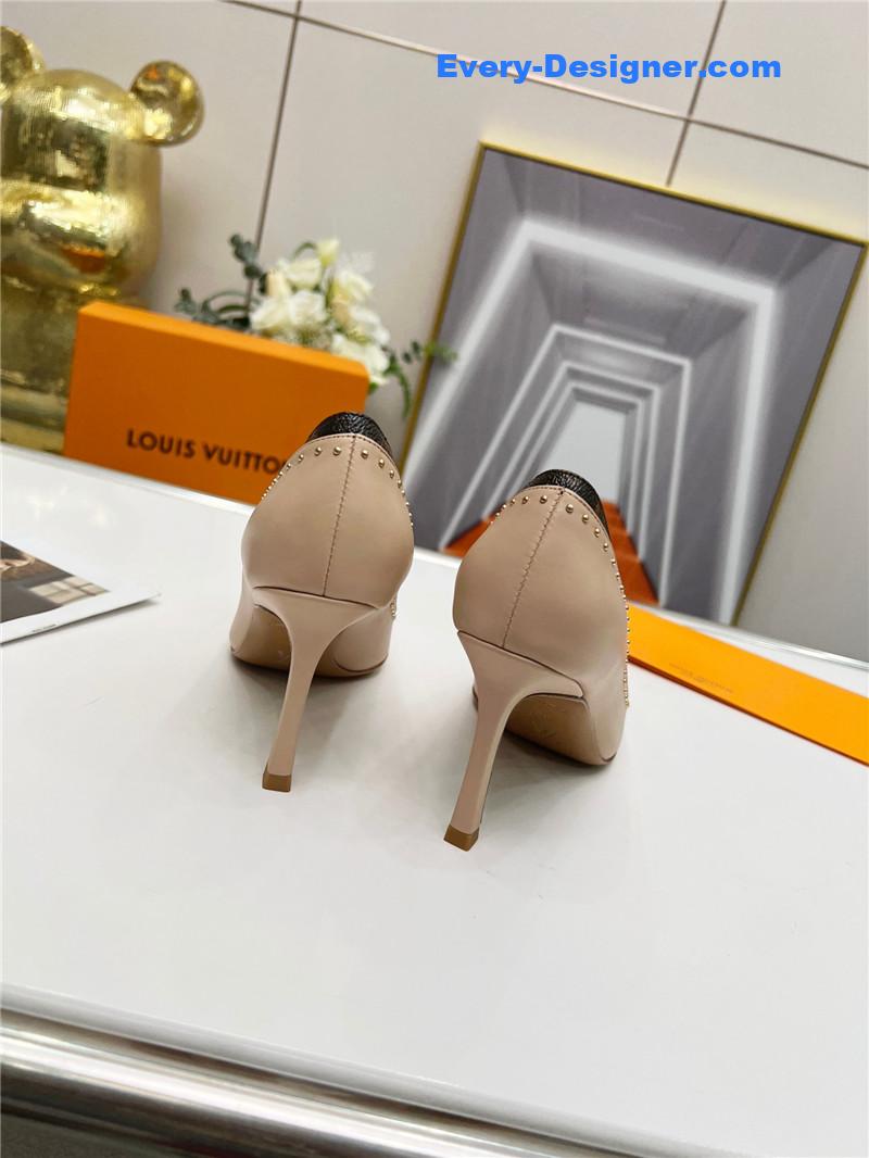 l0vis Vvtt0n lv logo leather shoes