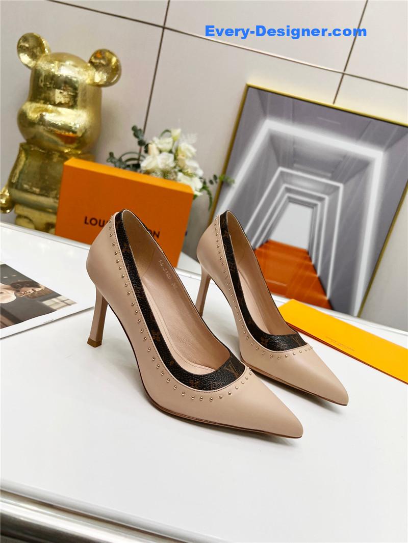 l0vis Vvtt0n lv logo leather shoes